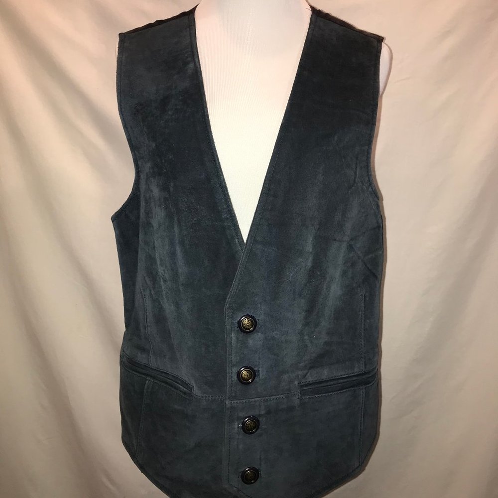 Womens Leather Vest- Size S